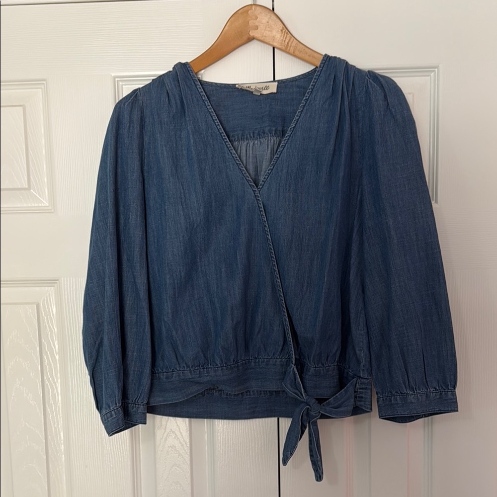 Madewell denim top